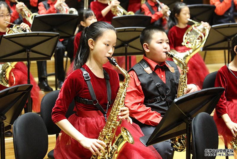 童心筑梦想奏响新时代一一北京一小学举办新年音乐会
